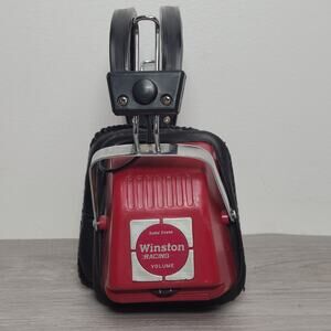 Vintage Winston Racing AM FM Wireless Transistor Headset Radio Model HP9000